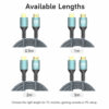 8K HDMI cable available in 0.5m, 1m, 2m and 3m lengths for TV, monitor, gaming console and PC setup
