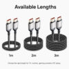 8K HDMI cable available in 1m, 2m and 3m lengths for TV, monitor, gaming console and PC setup