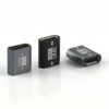 8K HDMI female to female adapter in gray and black colors