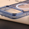 Close-up of Aurora case camera cutout and raised lens protection detail