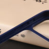 Close-up of clear basic case side button area and TPU edge design