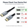 DisplayPort to HDMI cable port compatibility guide showing DisplayPort source required