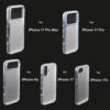 Frosted translucent case available for iPhone 17 Pro Max, iPhone 17 Pro, iPhone Air, iPhone 17 and iPhone 17e or iPhone 16e