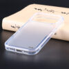 Frosted translucent iPhone case with hazy PC back and anti-fingerprint finish