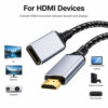 HDMI male to female extension cable for TV monitor projector laptop game console and set-top box