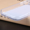 Close-up of matte color case bottom speaker and charging port cutout