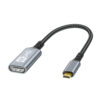 0.2m Micro HDMI to HDMI adapter cable with Micro HDMI male connector, HDMI female port, braided cable and 4K UHD support