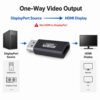 One-way DisplayPort source to HDMI display connection guide for 4K DP to HDMI adapter