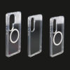 Clear case for Samsung Galaxy S25 and S26 series with transparent back and protective edge