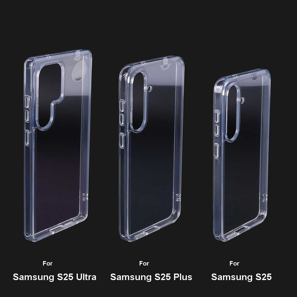 Clear case available for Samsung Galaxy S25, Samsung Galaxy S25 Plus and Samsung Galaxy S25 Ultra