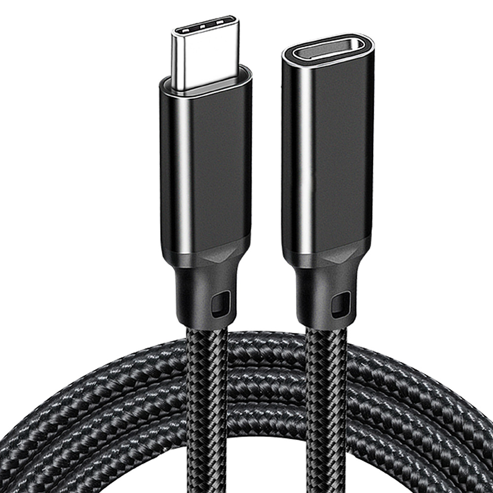 USB-C Male to Female Extension Cable USB3.2 20Gbps 240W PD Fast Charging 8K Video Extension Cable