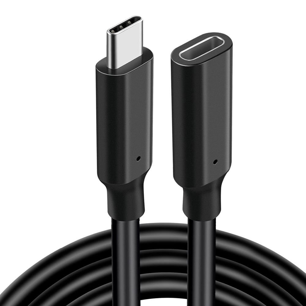 USB-C Male to Female Extension Cable Premium Braided USB-C Extension Cord