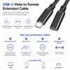 USB-C Male to Female Extension Cable Protect Device Port Easier Access Reduce Wear and Tear