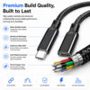 Premium USB-C Extension Cable Aluminum Alloy Shell Reinforced Connector Nylon Braided Jacket