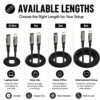 USB-C Extension Cable Available in 0.5m 1m 2m and 3m Length Options