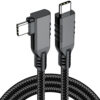 USB3.2 Gen2x2 90 degree USB-C cable with 20Gbps data transfer and 240W PD charging