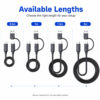 USB4 40Gbps cable available in 0.5m, 1m, 1.5m and 2m lengths