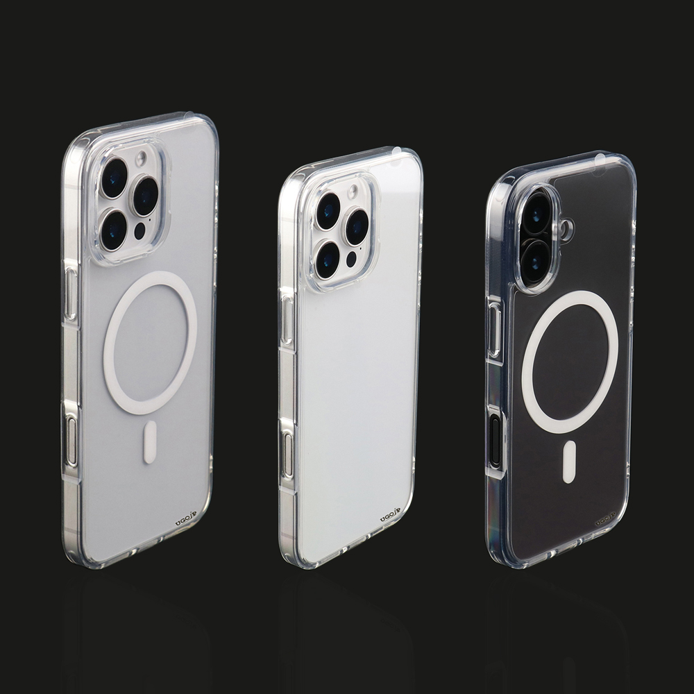 clear cases for iPhone 16, iPhone 16 Pro and iPhone 16 Pro Max.
