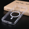 clear magnetic phone case installed on an iPhone 16 Series