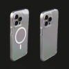 clear phone cases for iPhone 14 and 15 Series in magnetic and non-magnetic versions.