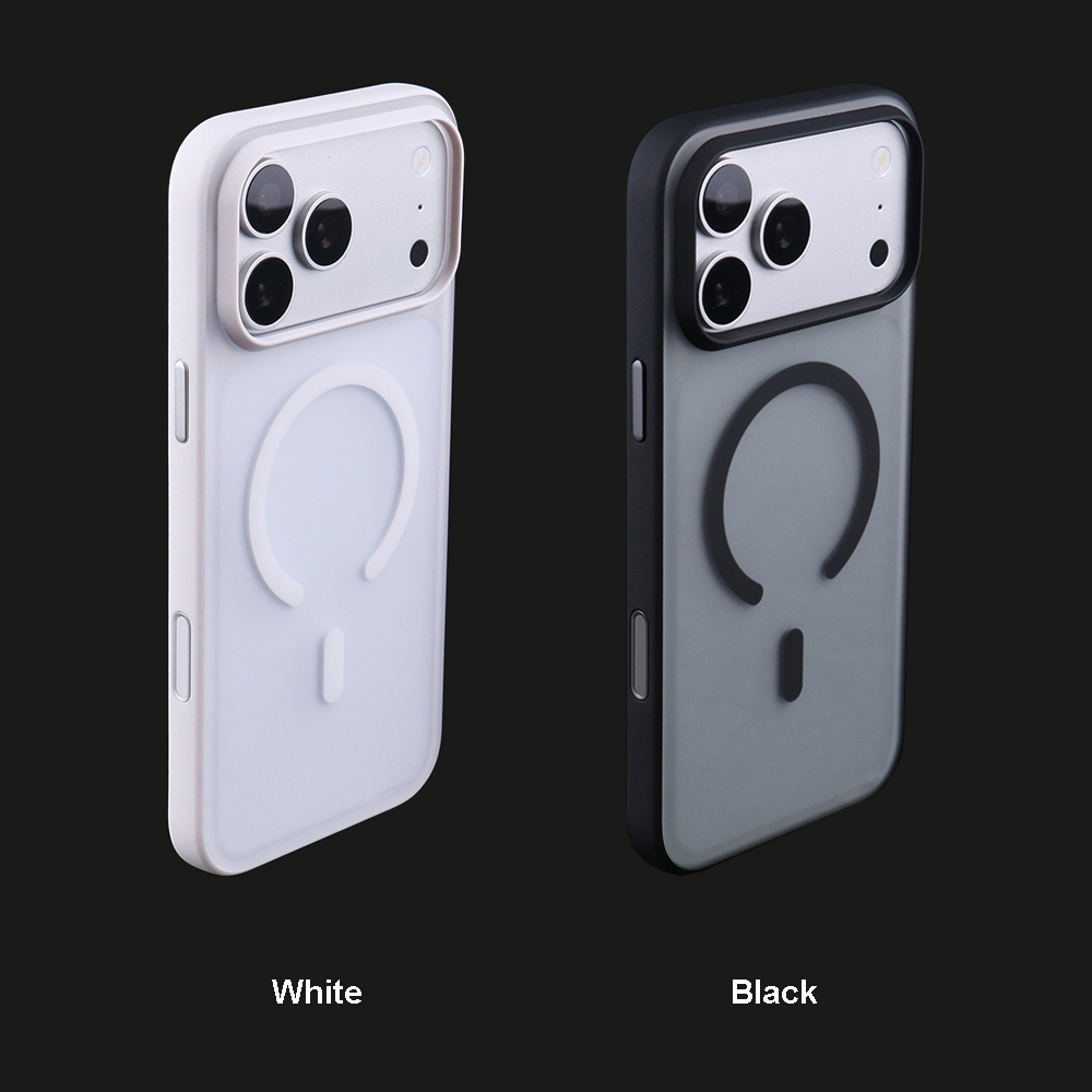 Black and white color options for the iPhone 18 Pro and Pro Max magnetic case