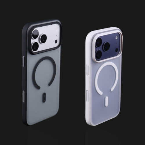 Black and white magnetic matte hard cases for iPhone 18 Pro and iPhone 18 Pro Max