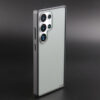 Black matte case for Samsung Galaxy S24 and S25 series with protective design