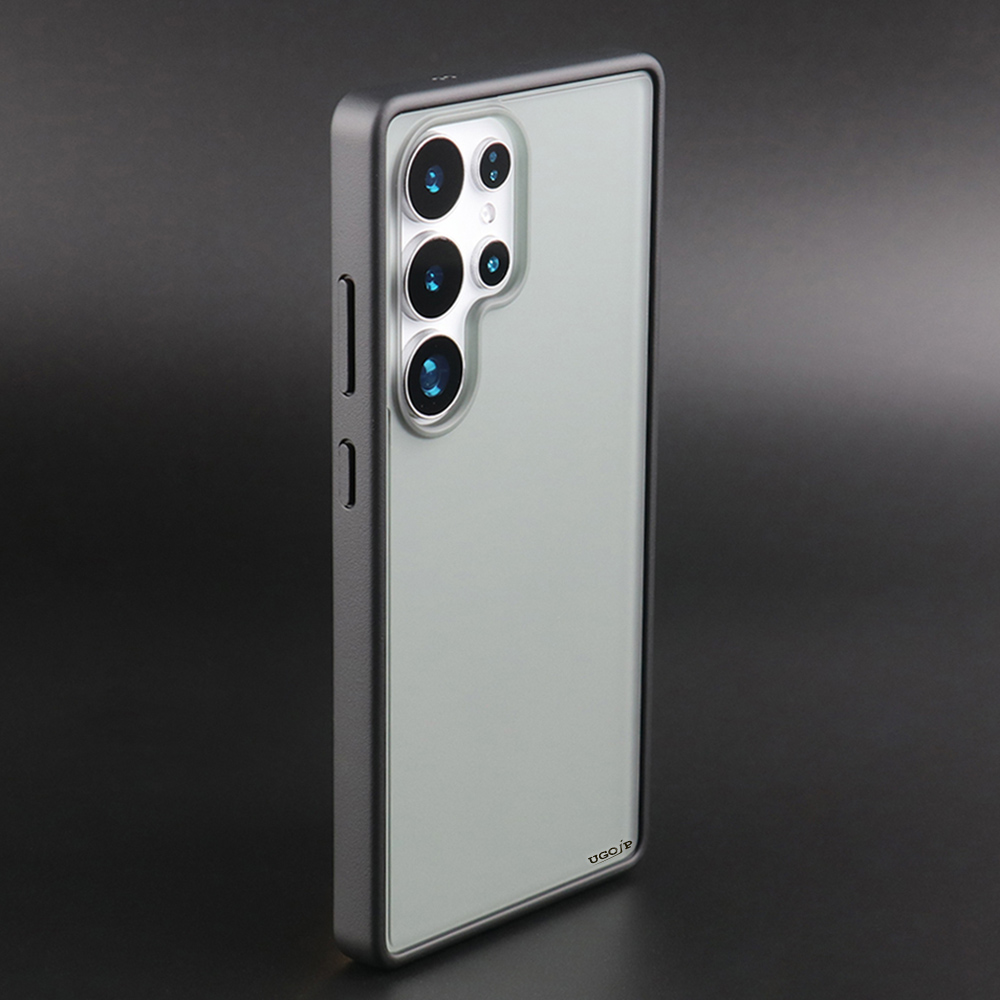 Black matte case for Samsung Galaxy S24 and S25 series with protective design