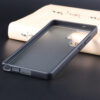 Inside view of Samsung Galaxy S24 S25 matte case showing protective frame and camera cutout