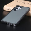Matte case for Samsung Galaxy S24 and S25 series with frosted back and protective edge