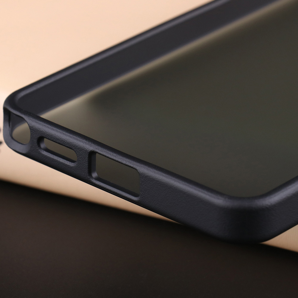 Close-up of Samsung Galaxy S26 matte case corner protection