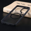Inside view of Samsung Galaxy S26 color bumper clear case with TPU frame and transparent PC back